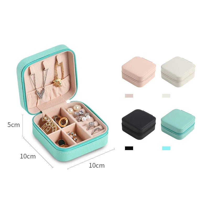 💍 Mini Jewelry Storage Box – Keep Your Sparkle Safe, Wherever You Go ✈️✨