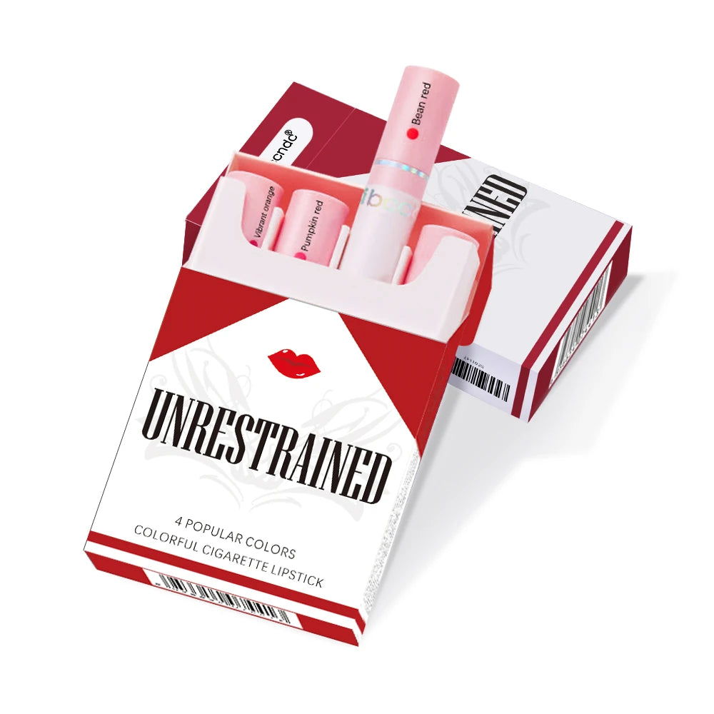 💄 Waterproof Matte Lipstick Set – 4 Stunning Reds | Long-Lasting & Creative 💋