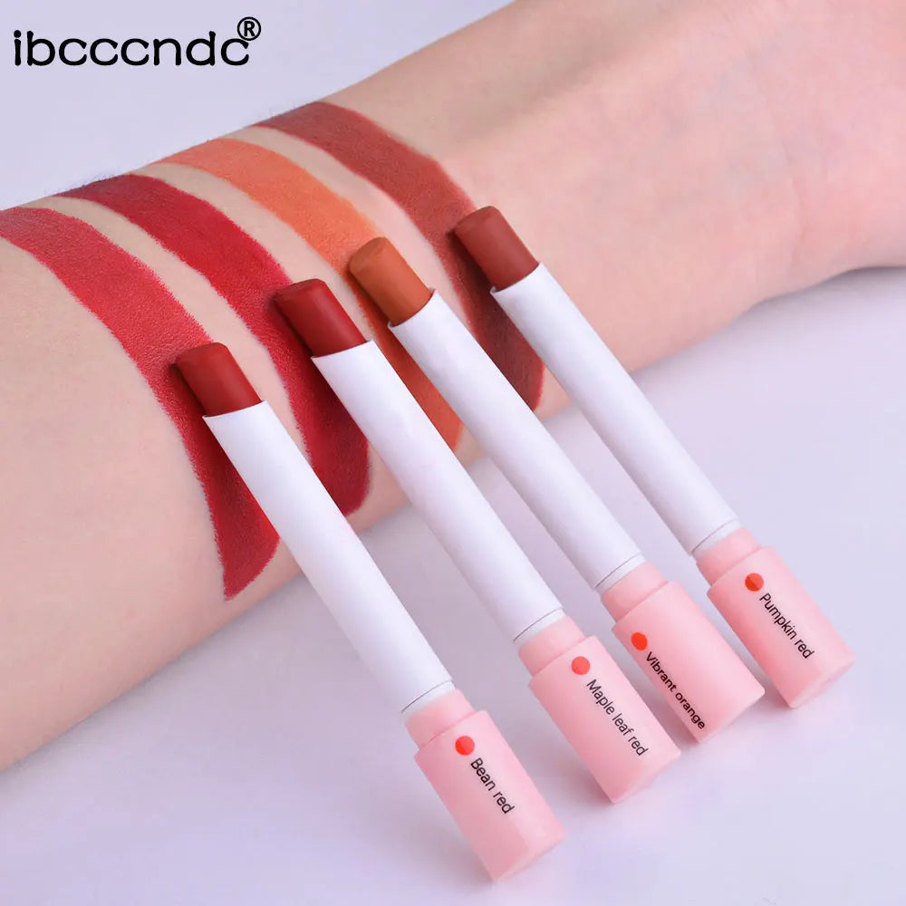 💄 Waterproof Matte Lipstick Set – 4 Stunning Reds | Long-Lasting & Creative 💋