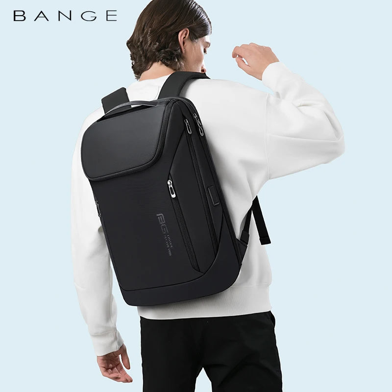 USB Charging Waterproof Laptop Backpack 17" – Travel & Business Bag for Men