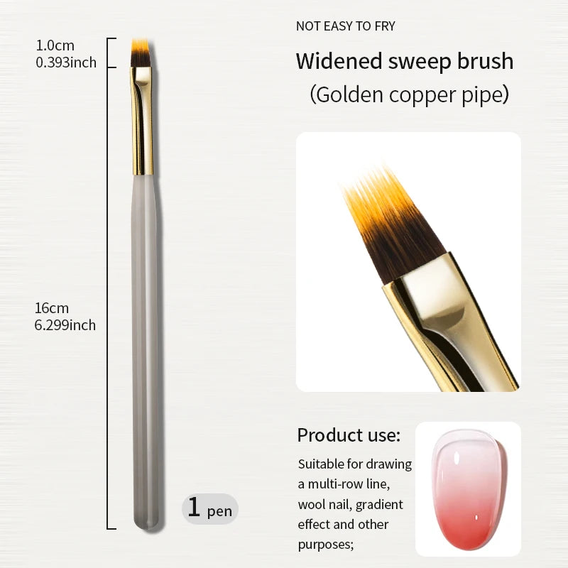 💅 Nail Art Brush Checker | Nail Drawing & Painting Line Brush ✨🎨 RS NAIL Official Store