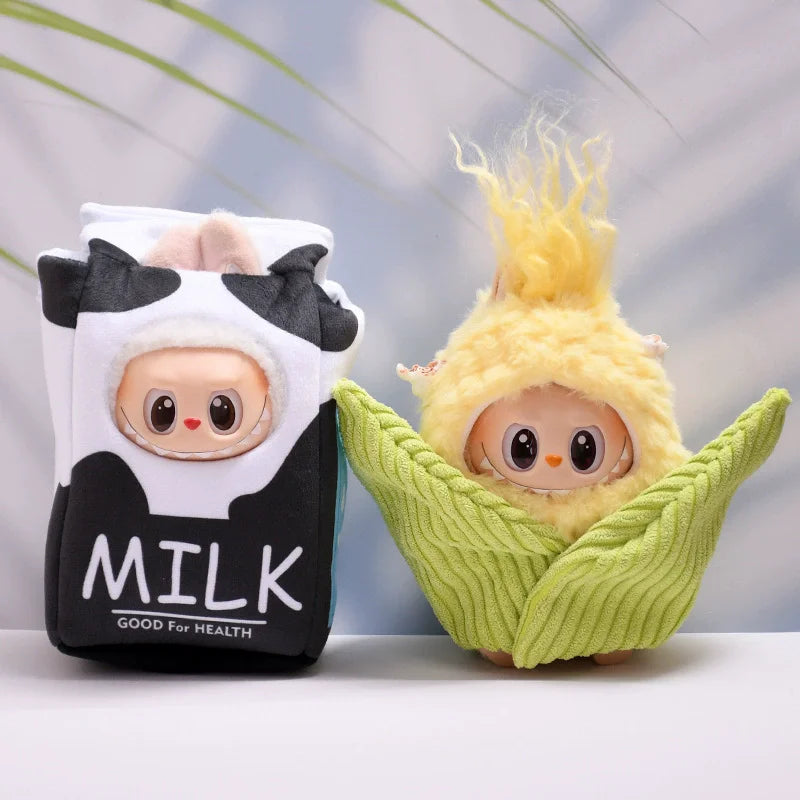 Labubu Wacky Mart Doll Costume – Cockroach & Fried Shrimp Outfits