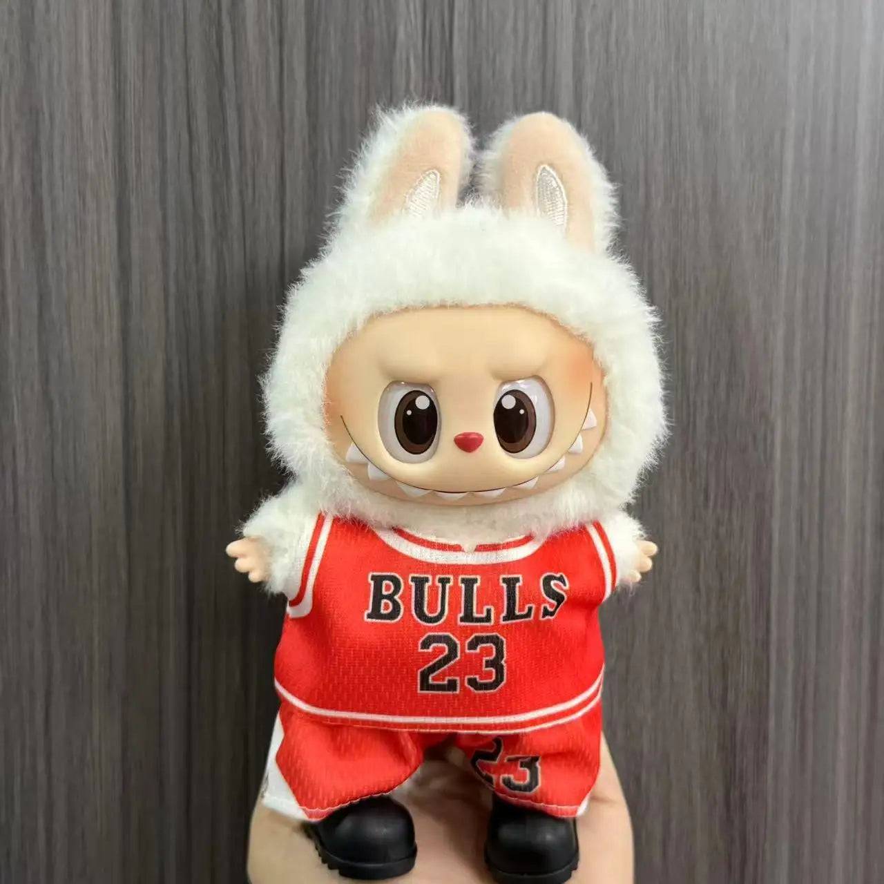 Labubu Anime Sports Jersey – Clothes for 15/17cm V1 & V2 Dolls