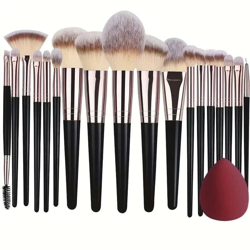 💄✨ Professional 3/20PCS Makeup Brushes Set – Soft & Fluffy Beauty Tools