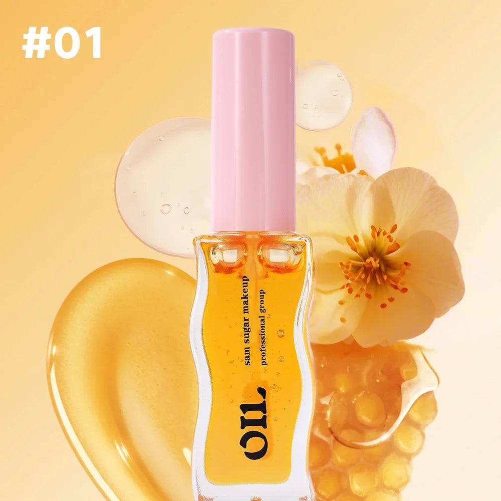 🍓 Fruit Honey Essence Lip Oil – Sexy Plump Lip Jelly with Strawberry Tint