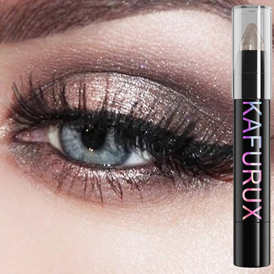 🌈✨ 24-in-1-Lidschatten mit Perlglanzeffekt und Eyeliner-Stift 💫 – Ihr All-in-One-Zauberstab für die Augen!