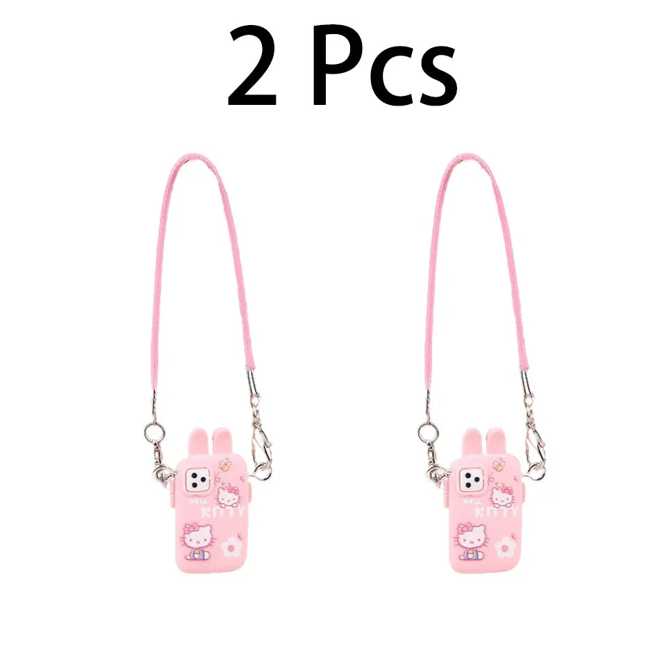 Cartoon Camera & Phone Bag Accessory – For Labubu / Crybaby Dolls | Plush Pendant Gift