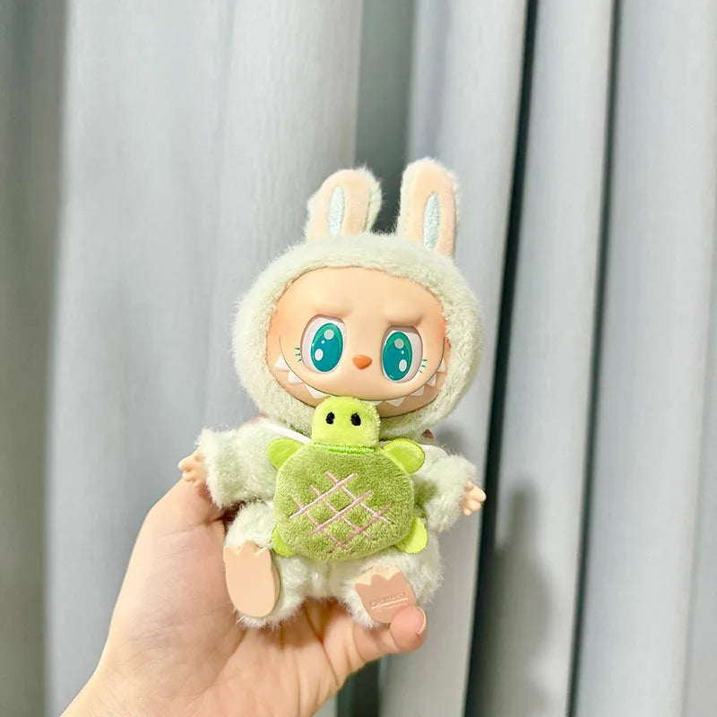 Labubu 17cm Kawaii Plush Doll Outfit – Kpop EXO Pumpkin Set Accessories