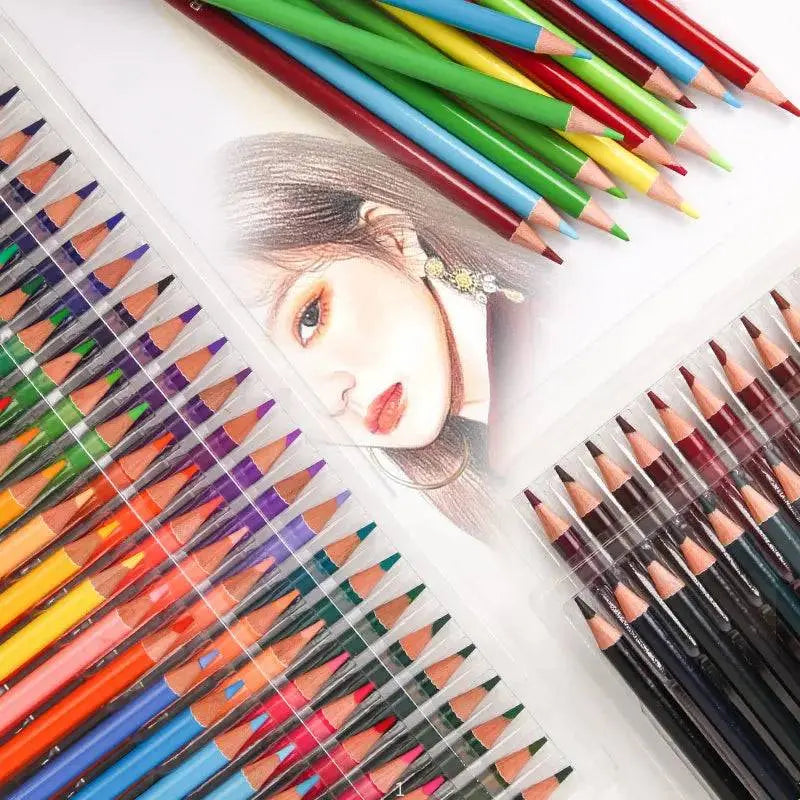 🎨🖍️✨ Brutfuner Premium Oil-based Colored Pencil Set – Vibrant, Safe & Precise!