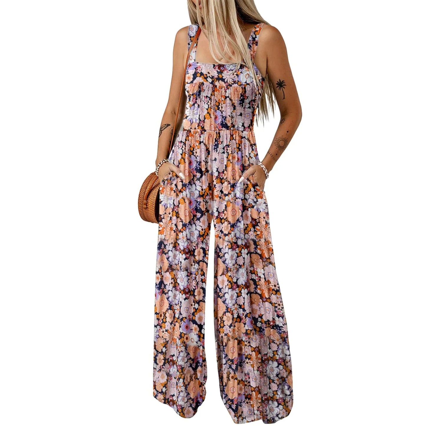 Bloom & Move Jumpsuit – Effortless Style with Roomy Pockets