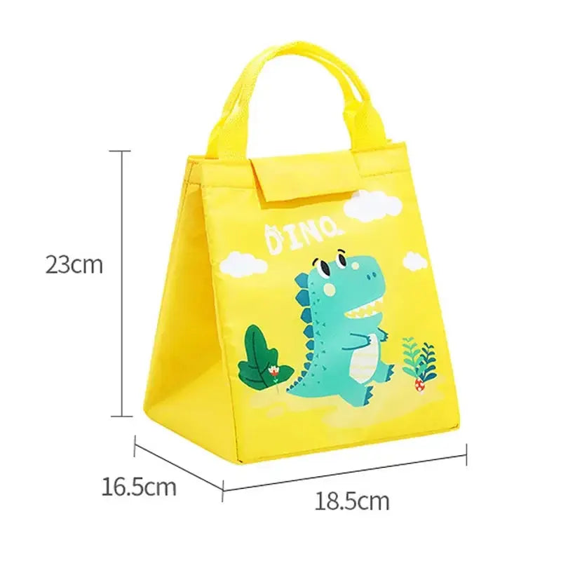 🍱🧸🎒 Kids Cartoon Insulated Lunch Bag – Portable Thermal Cooler Bento Pouch! Appletree Kids Store