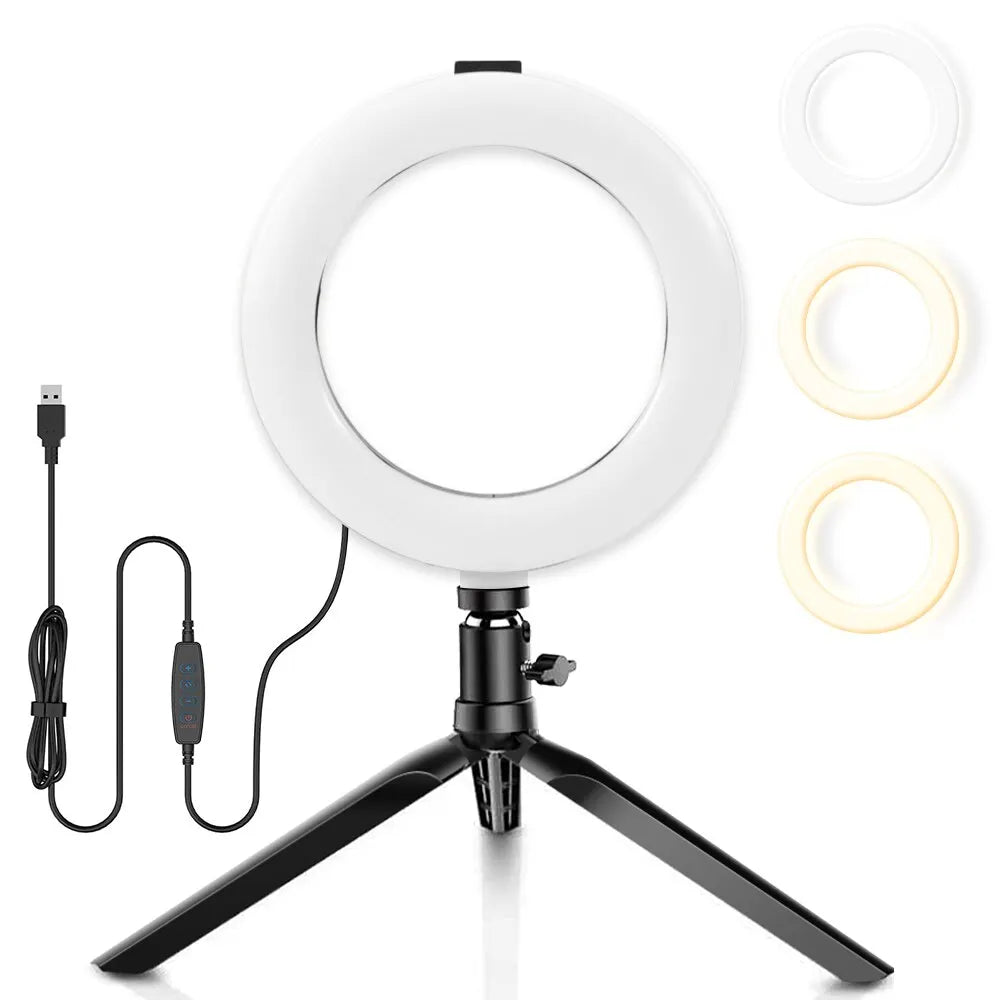 💡 16cm LED Ring Light – Perfect Lighting Made Simple