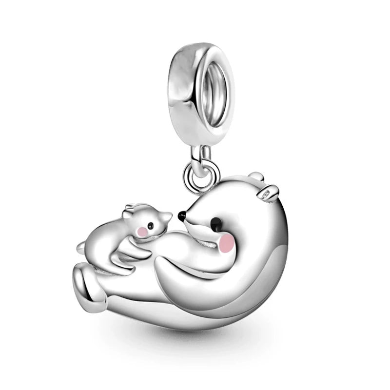 ✨ 925 Silver Steampunk Charms – 🐼 Panda Bear | Pandora-Style Bracelet Compatible