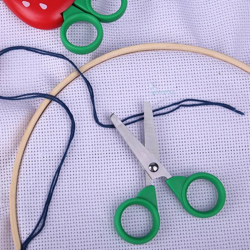 📏✂️🍉 Fruit-Shaped Kids Safety Scissors – Fun & Safe for DIY Crafts!