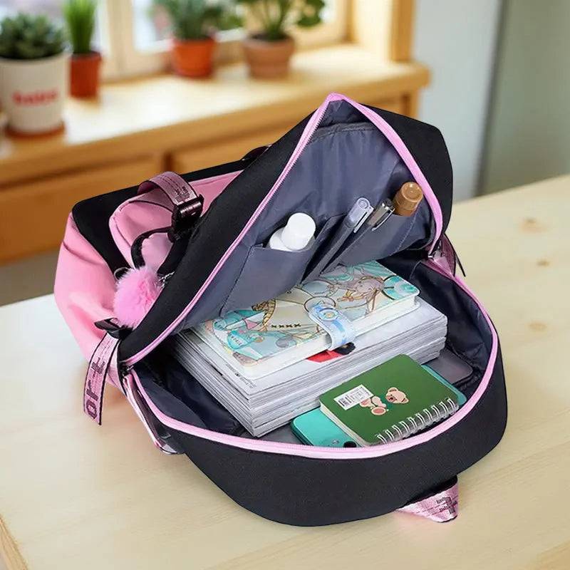 Stitch Backpack – Large Capacity Durable Daypack for Students, Travel & Daily Commute