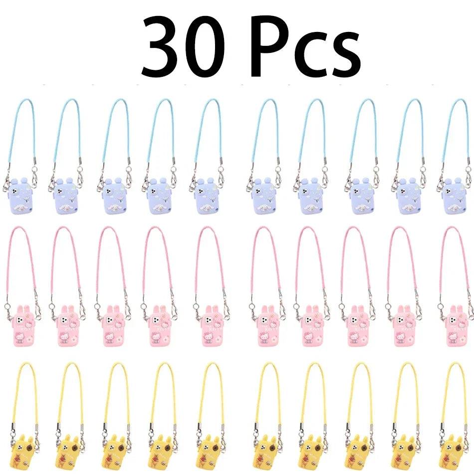 Cartoon Camera & Phone Bag Accessory – For Labubu / Crybaby Dolls | Plush Pendant Gift