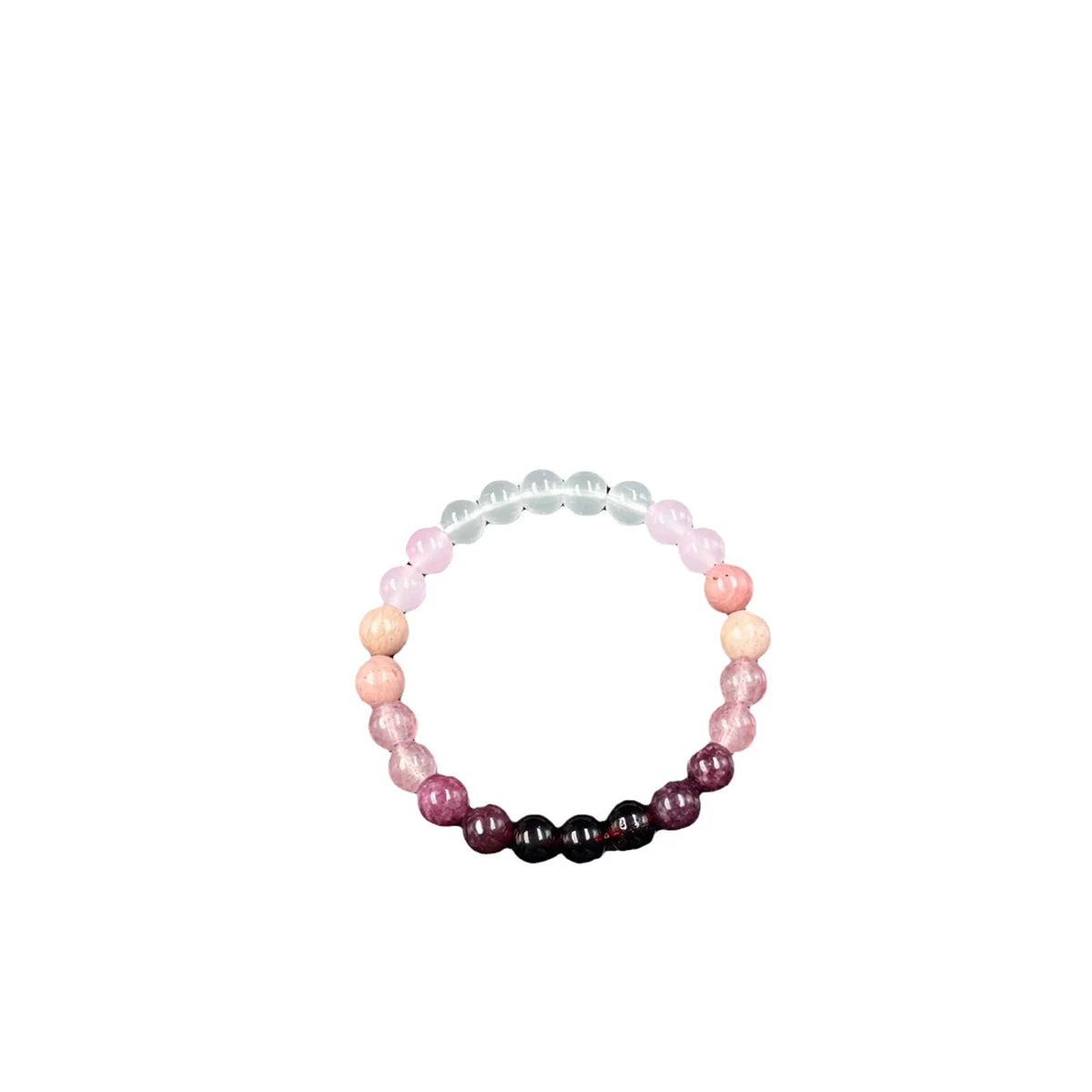 💖 Pink Amethyst Bracelet – Handmade Natural Stone Self-Love & Couple Gift