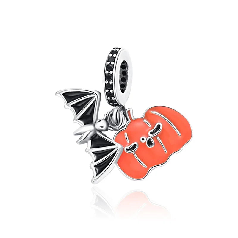 ✨ 925 Silver Halloween Charms – Pumpkin, Witch, Doll, Bone, Mummy & Candy | Pandora-Style Bracelet Compatible
