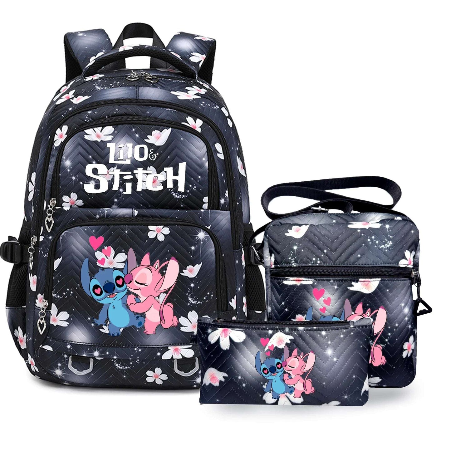 Lilo Stitch Large Capacity Backpack – Lightweight Daypack for School, Travel & Casual Use