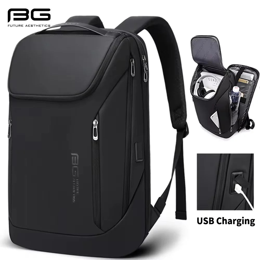 USB Charging Waterproof Laptop Backpack 17" – Travel & Business Bag for Men