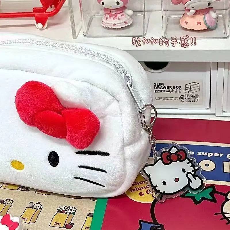 Kawaii Hello Kitty Plush Pencil Case 🎀