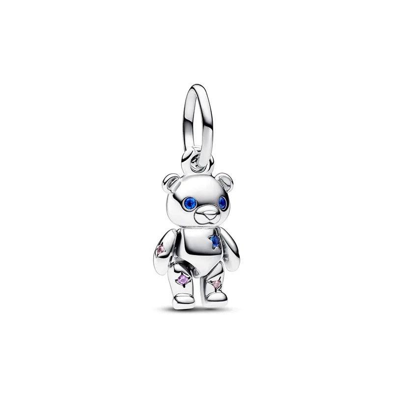 ✨ 925 Silver Steampunk Charms – 🐼 Panda Bear | Pandora-Style Bracelet Compatible