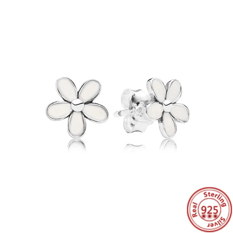 ✨ 925 Silver Winter Charms – ❄️ Snowflake, 🌸 Pansy Flower & 🦋 Blue Butterfly | Pandora-Style Bracelet Compatible
