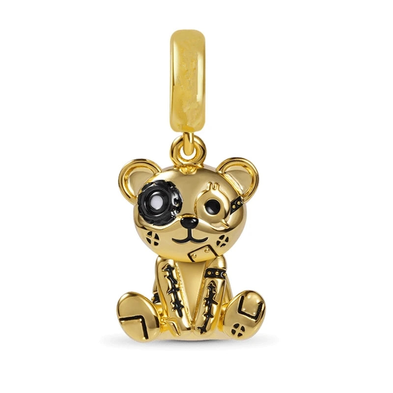 ✨ 925 Silver Steampunk Charms – 🐼 Panda Bear | Pandora-Style Bracelet Compatible
