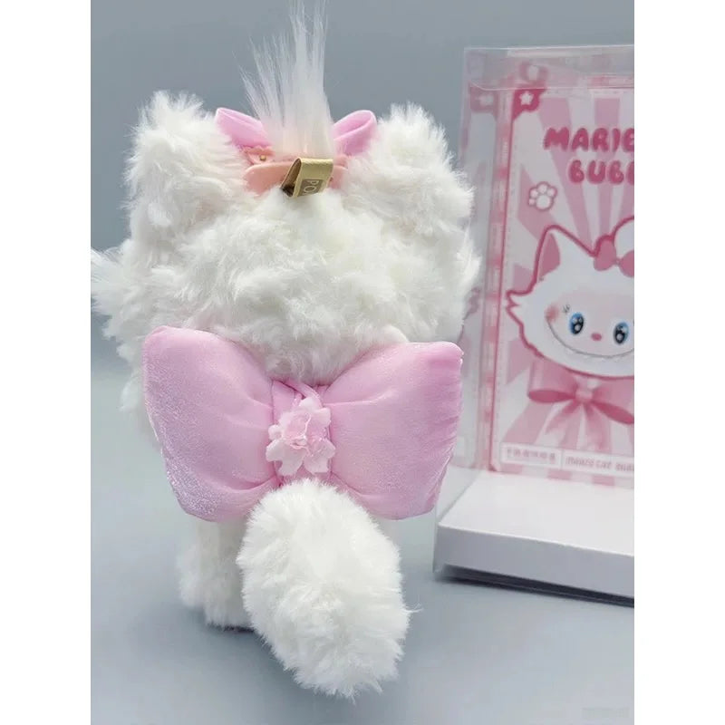 2025 Kawaii Cat Onesie – Labubu Doll Clothes for 17cm V1 V3 Vinyl Figures