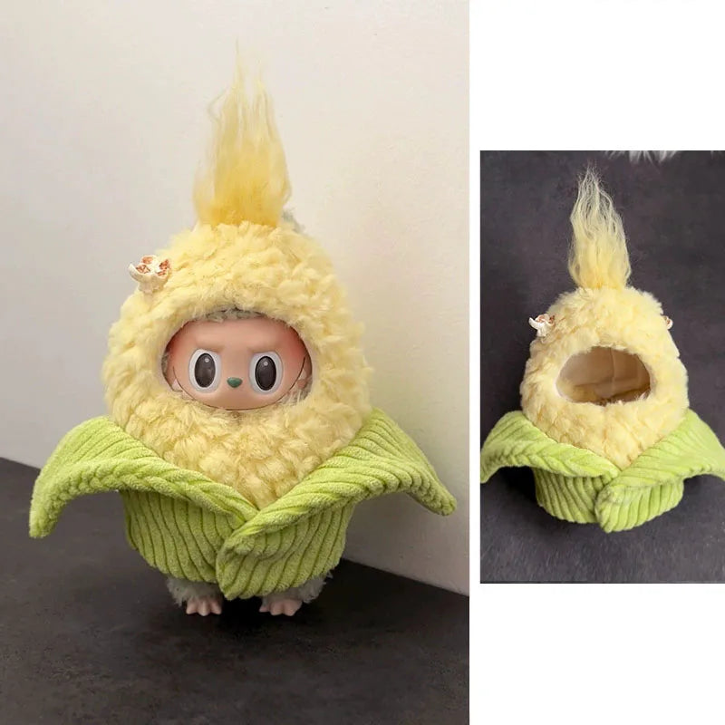Labubu Wacky Mart Doll Costume – Cockroach & Fried Shrimp Outfits