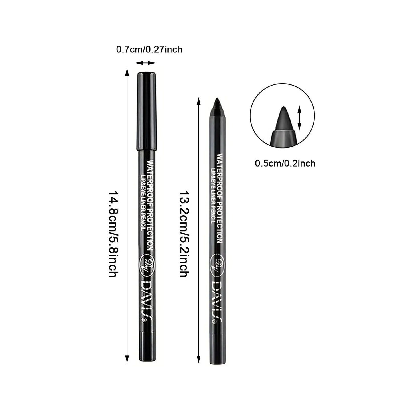 🌈 Wischfester Eyeliner mit hohem Glanz ✨ Wasserfest und kräftige Farben, die den ganzen Tag halten!