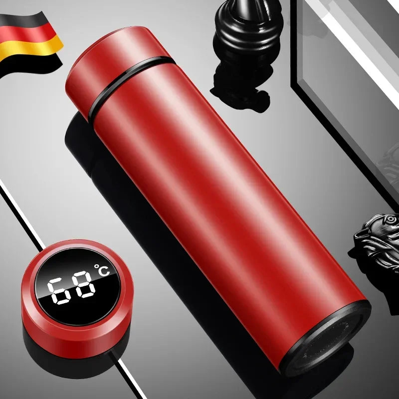 🧊 500ML Smart Temperature Display Thermos Bottle – Premium Stainless Steel Vacuum Insulated Flask