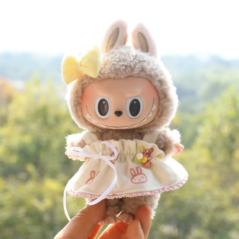 Labubu Spring Summer Dress – Fashion Clothes for 17cm Labubu Dolls
