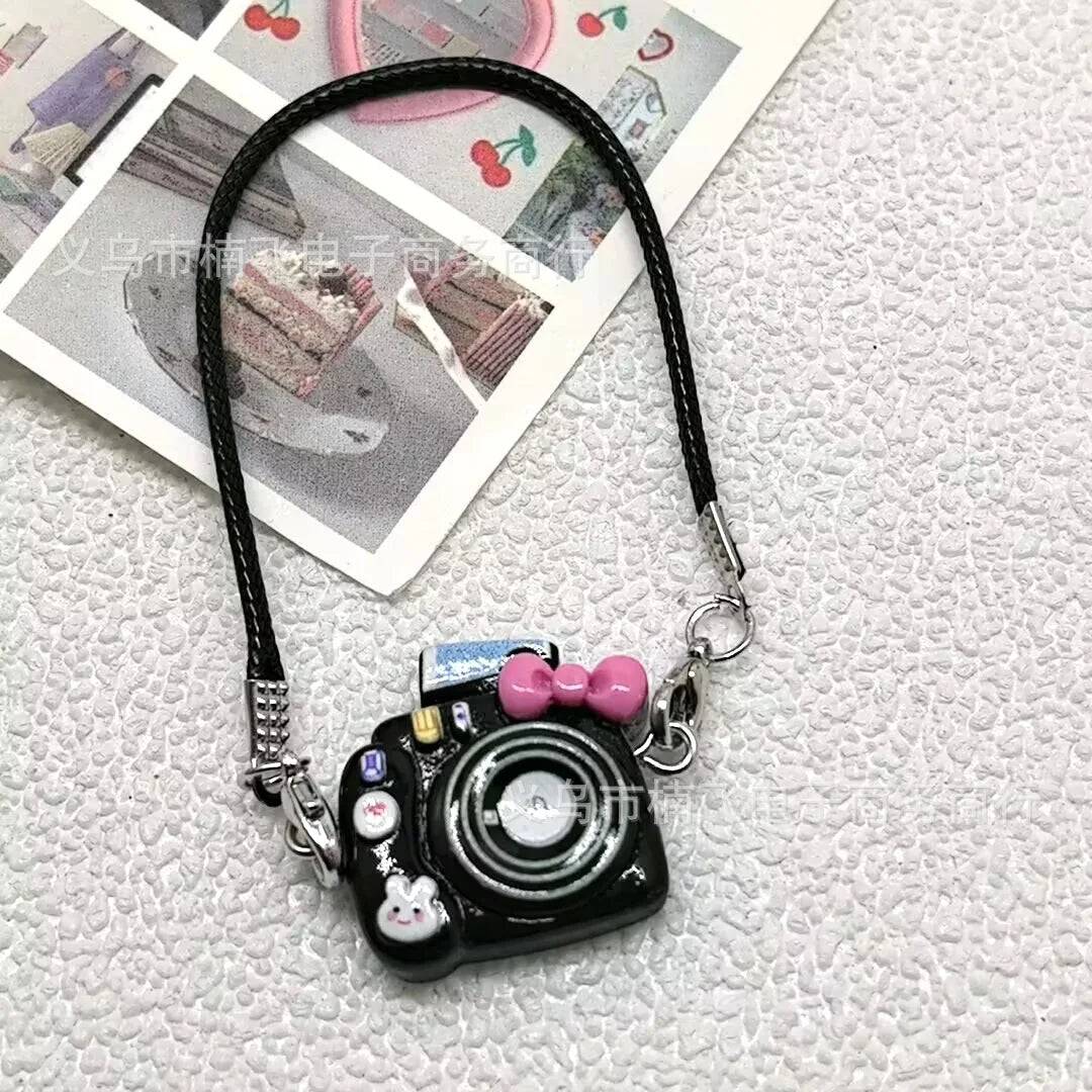 Mini Resin Flocking 3D Bichon Frise Dog Pendant Charm – for 15cm & 17cm Labubu Dolls
