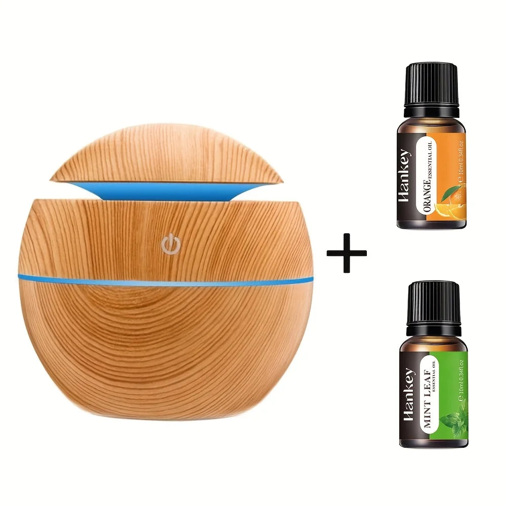 🌿 Aromatherapy Fragrant Oil Humidifier Vaporizer – Ultrasonic Diffuser with Essential Oils & Remote 🎁