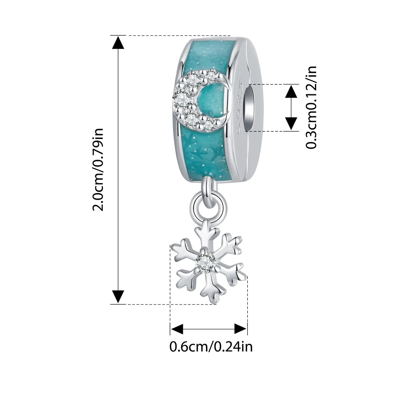✨ 925 Silver Winter Charms – ❄️ Snowflake & 🦋 Butterfly | Pandora-Style Bracelet Compatible