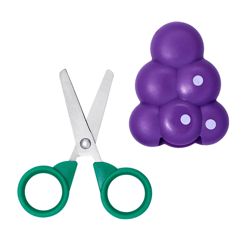 📏✂️🍉 Fruit-Shaped Kids Safety Scissors – Fun & Safe for DIY Crafts!