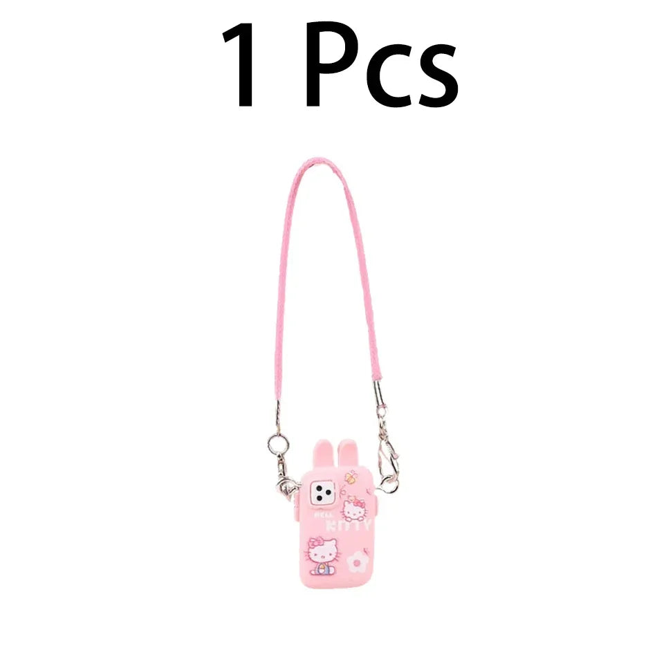 Cartoon Camera & Phone Bag Accessory – For Labubu / Crybaby Dolls | Plush Pendant Gift