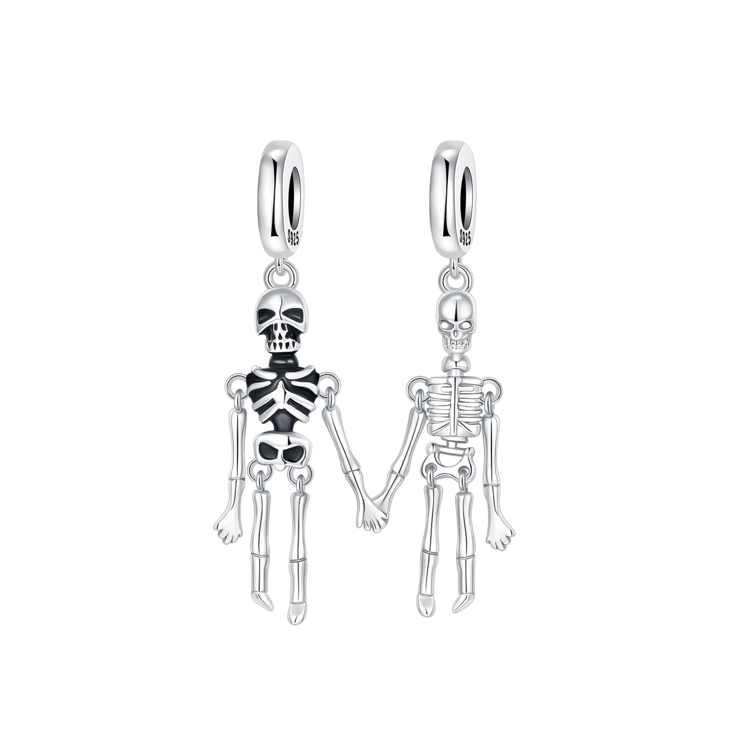 ✨ 925 Sterling Silver Halloween Charms – Witch, Pumpkin & Poison Elements | Pandora-Style Bracelet Compatible