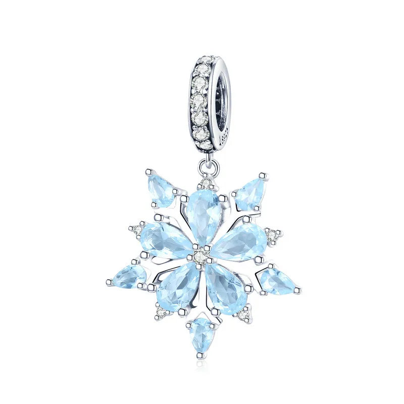 ✨ 925 Silver Winter Charms – ❄️ Snowflake & 🦋 Butterfly | Pandora-Style Bracelet Compatible