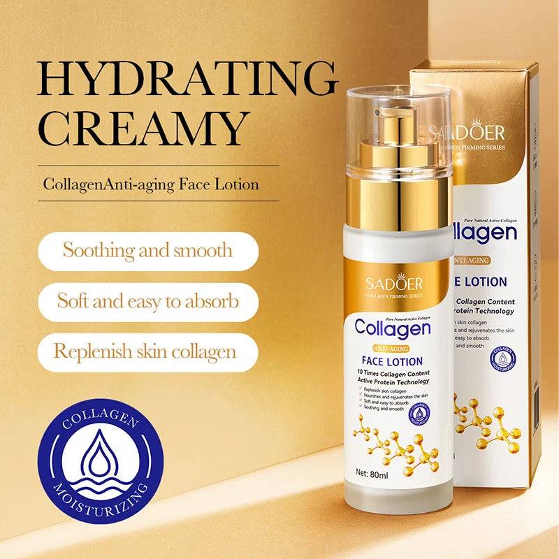 🧴 Collagen Facial Serum – Moisturizing Face Lotion 💧 Oil Control & Hydration Boost ✨