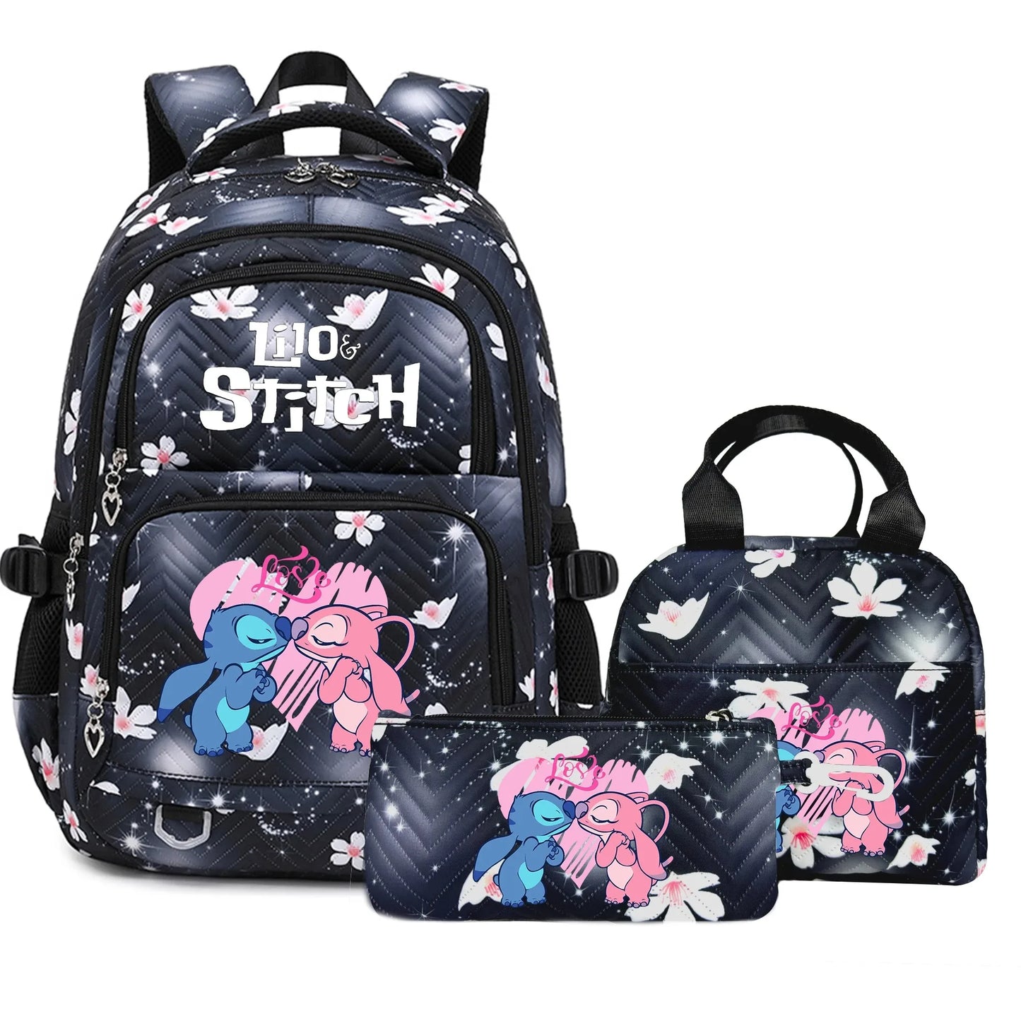 Lilo Stitch Large Capacity Backpack – Lightweight Daypack for School, Travel & Casual Use