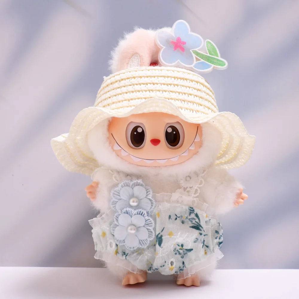 Labubu Spring Summer Dress – Fashion Clothes for 17cm Labubu Dolls