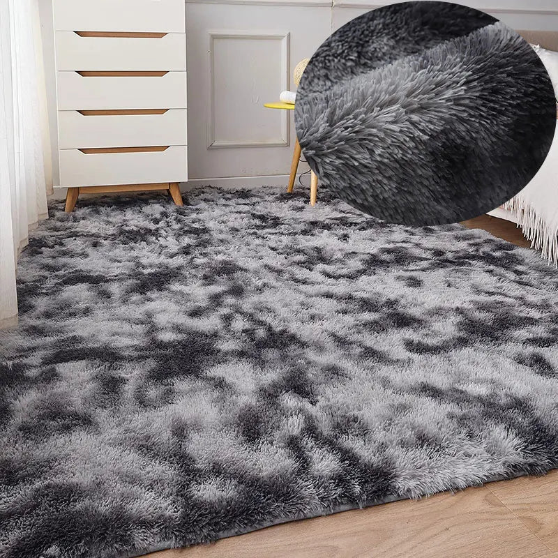 RainbowCloud Plush Rug – Ultra-Soft, Vibrant & Cozy Home Comfort