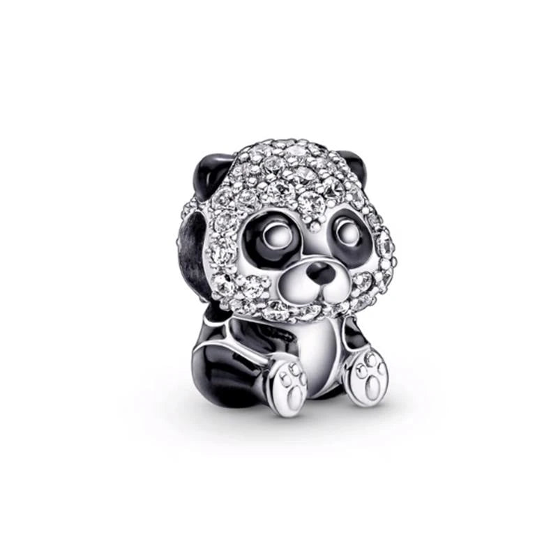 ✨ 925 Silver Steampunk Charms – 🐼 Panda Bear | Pandora-Style Bracelet Compatible