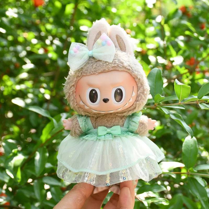 Labubu Spring Summer Dress – Fashion Clothes for 17cm Labubu Dolls