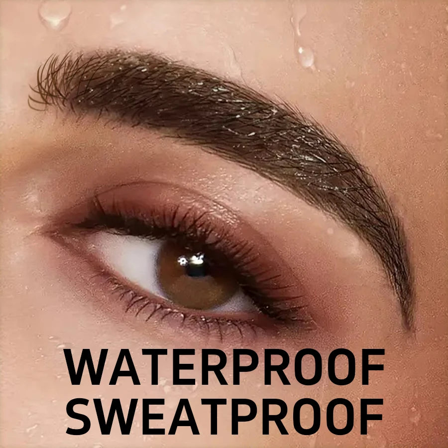 ✨ Angled Square Brush – Microblade Brow Effect 💖 Long-lasting Eyebrow Dye ⏰