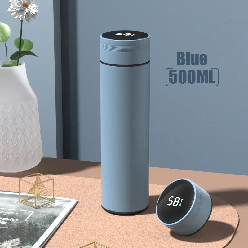 🧊 500ML Smart Temperature Display Thermos Bottle – Premium Stainless Steel Vacuum Insulated Flask