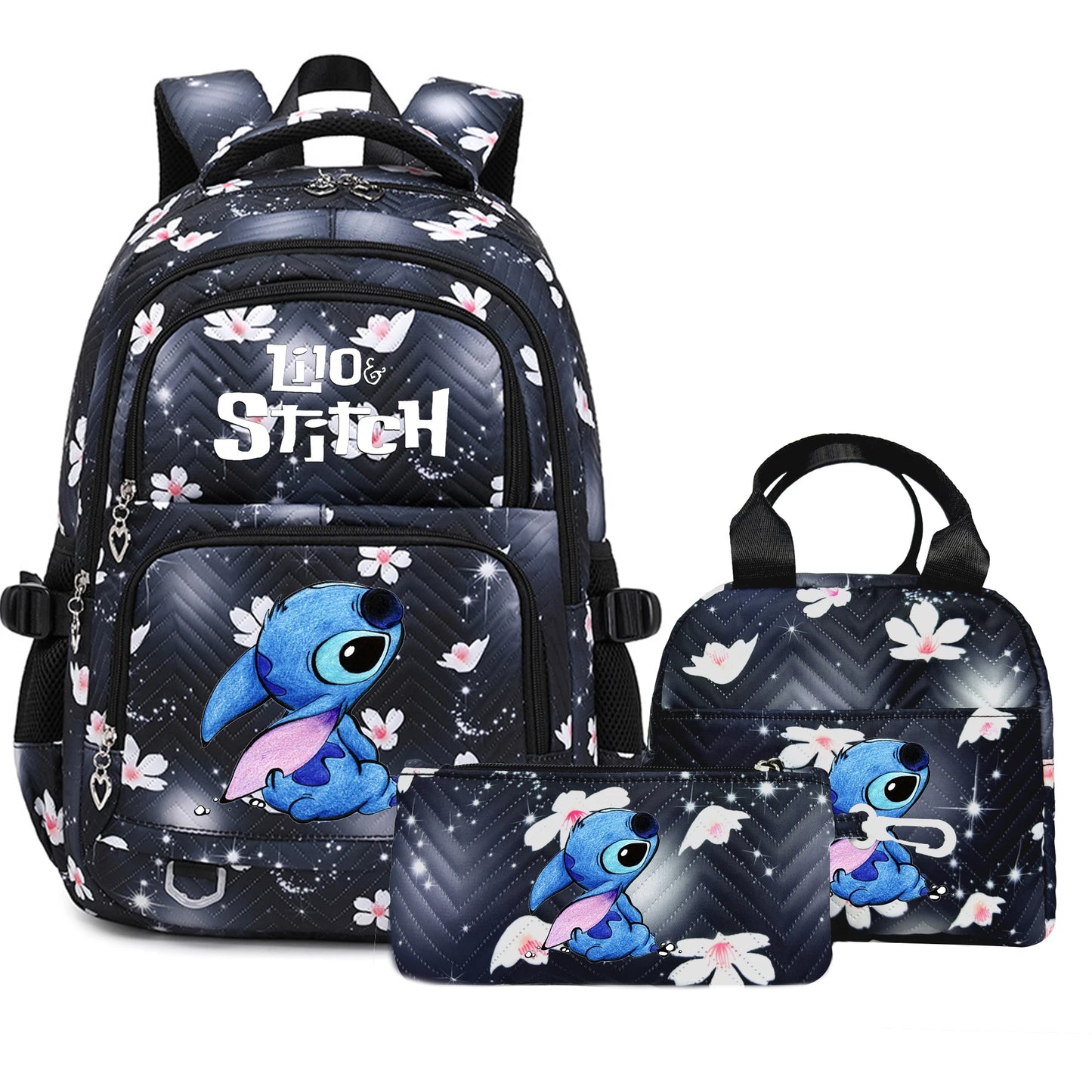 Lilo Stitch Large Capacity Backpack – Lightweight Daypack for School, Travel & Casual Use
