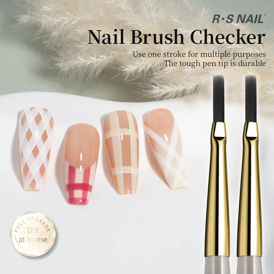 💅 Nail Art Brush Checker | Nail Drawing & Painting Line Brush ✨🎨 RS NAIL Official Store